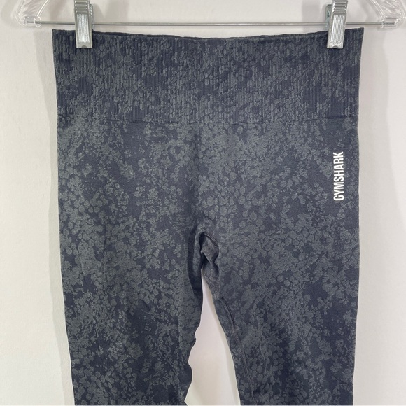 Gymshark Gray Black Leggings Size S High Waisted Athletic Workout Casual - Picture 3 of 7